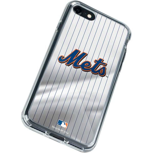 MLB New York Mets Home Jersey iPhone SE (2nd & 3rd Gen) Clear Case