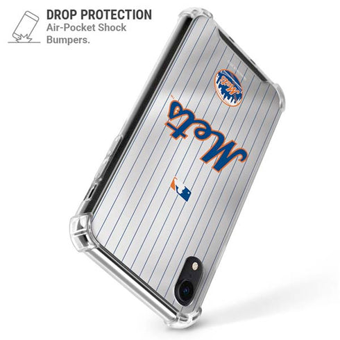 MLB New York Mets Home Jersey iPhone XR Clear Case
