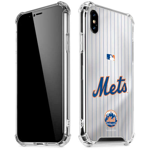 MLB New York Mets Home Jersey iPhone XS Max Clear Case