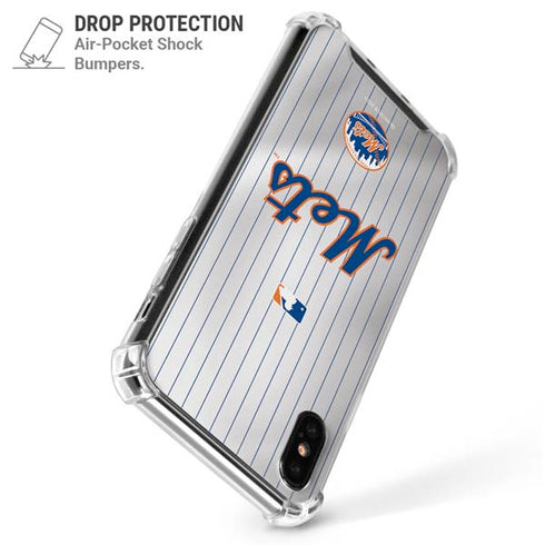 MLB New York Mets Home Jersey iPhone XS Max Clear Case