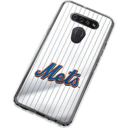 MLB New York Mets Home Jersey LG K51/Q51 Clear Case