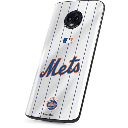 MLB New York Mets Home Jersey Moto G6 Skin