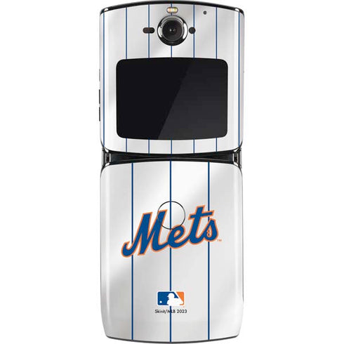 MLB New York Mets Home Jersey Motorola RAZR Skin