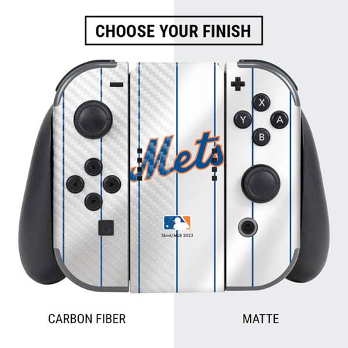 MLB New York Mets Home Jersey Nintendo Switch Bundle Skin