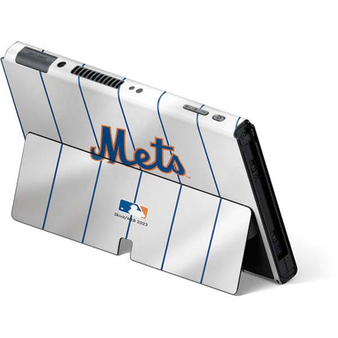 MLB New York Mets Home Jersey Nintendo Switch OLED (2021) Skin