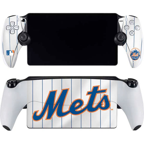 MLB New York Mets Home Jersey PlayStation Portal Remote Player Skin