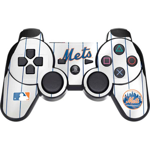 MLB New York Mets Home Jersey PS3 Dual Shock wireless controller Skin