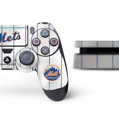 MLB New York Mets Home Jersey PS4 Slim Bundle Skin