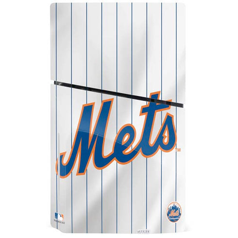 MLB New York Mets Home Jersey PS5 Slim Disk Console Skin