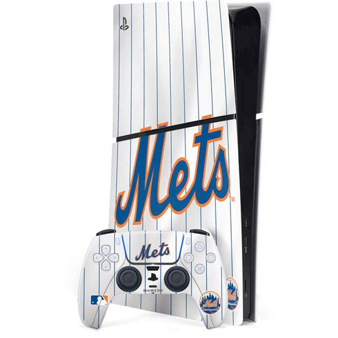 MLB New York Mets Home Jersey PS5 Slim Digital Edition Bundle Skin