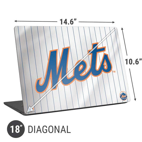MLB New York Mets Home Jersey Universal Laptop 18in (14.6 x 10.6in) Skin