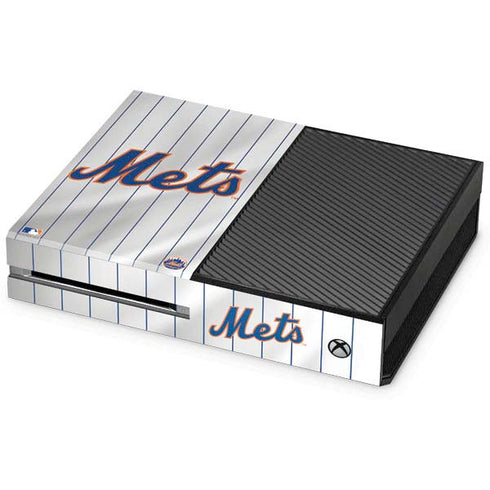 MLB New York Mets Home Jersey Xbox One Console Skin