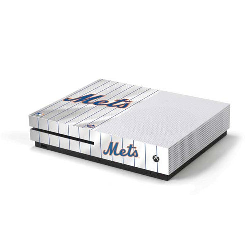 MLB New York Mets Home Jersey Xbox One S Console Skin