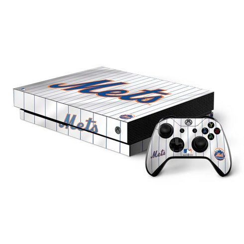 MLB New York Mets Home Jersey Xbox One X Bundle Skin