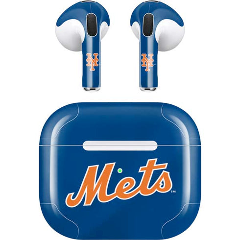 MLB New York Mets Jersey Alternate Apple AirPods (3rd Gen 2021) Skin