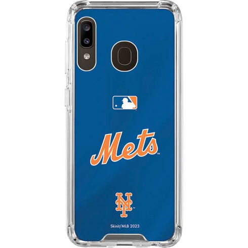 MLB New York Mets Jersey Alternate Galaxy A30 Clear Case