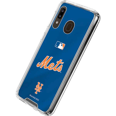 MLB New York Mets Jersey Alternate Galaxy A30 Clear Case