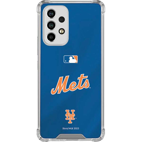 MLB New York Mets Jersey Alternate Galaxy A33 5G Clear Case