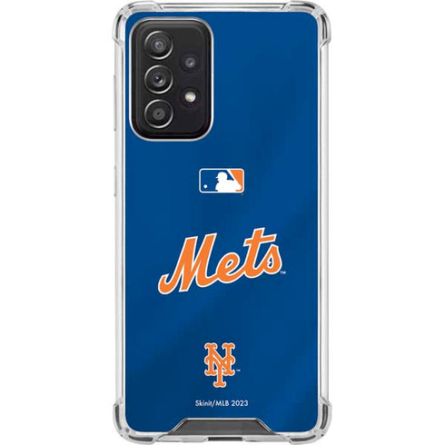 MLB New York Mets Jersey Alternate Galaxy A52 5G Clear Case