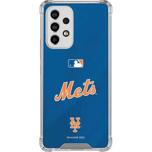MLB New York Mets Jersey Alternate Galaxy A53 5G Clear Case