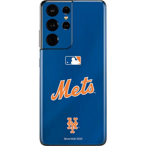 MLB New York Mets Jersey Alternate Galaxy S21 Ultra 5G Skin