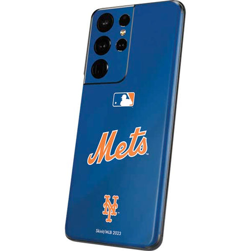 MLB New York Mets Jersey Alternate Galaxy S21 Ultra 5G Skin