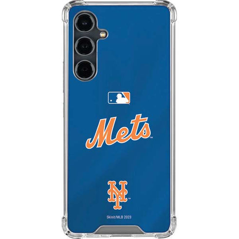 MLB New York Mets Jersey Alternate Galaxy S23 FE Clear Case