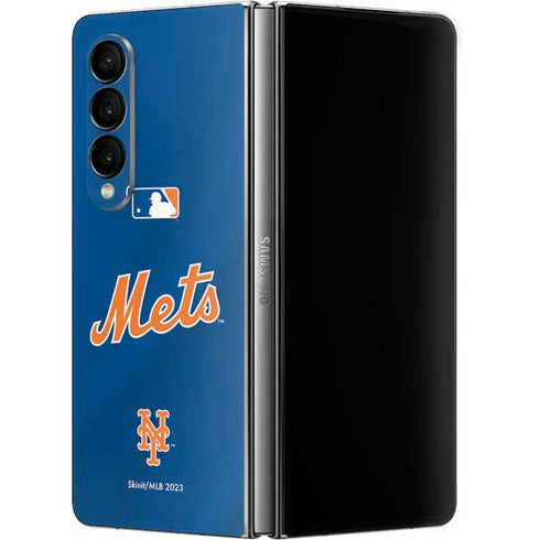 MLB New York Mets Jersey Alternate Galaxy Z Fold4 5G Skin