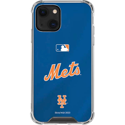 MLB New York Mets Jersey Alternate iPhone 13 Mini Clear Case