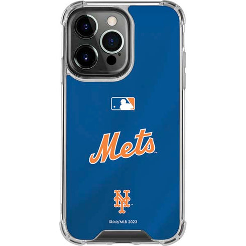 MLB New York Mets Jersey Alternate iPhone 14 Pro Clear Case