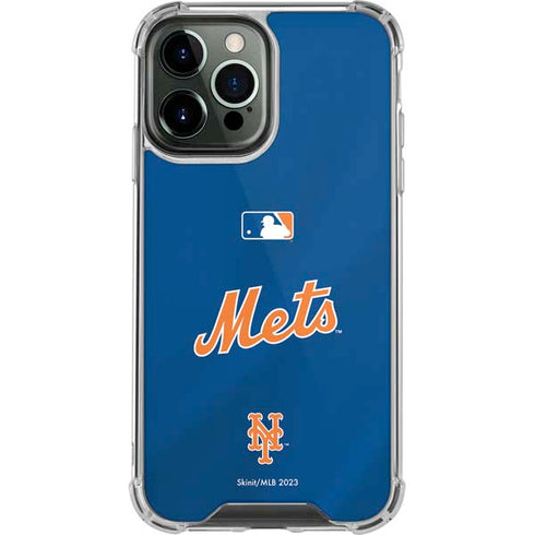 MLB New York Mets Jersey Alternate iPhone 14 Pro Max Clear Case