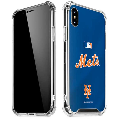 MLB New York Mets Jersey Alternate iPhone XS Max Clear Case