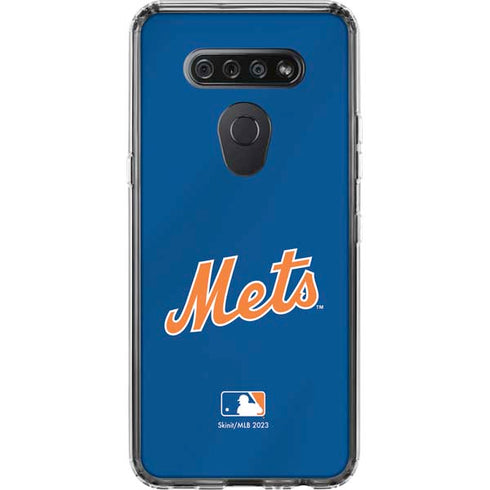 MLB New York Mets Jersey Alternate LG K51/Q51 Clear Case