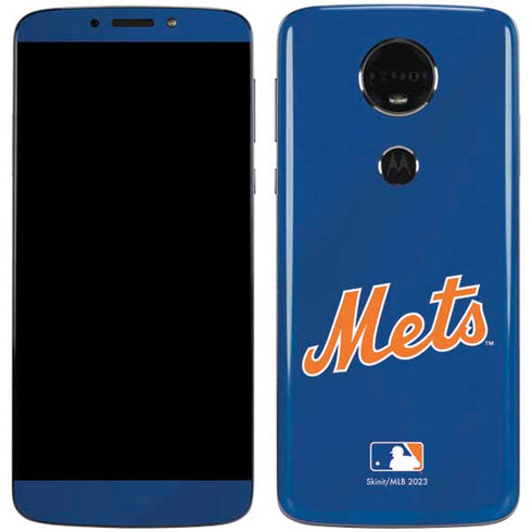 MLB New York Mets Jersey Alternate Moto E5 Plus Skin