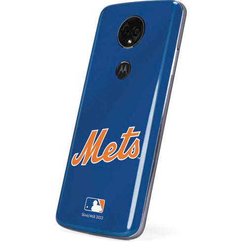 MLB New York Mets Jersey Alternate Moto E5 Plus Skin
