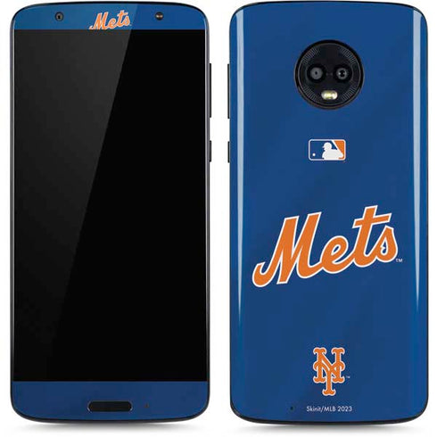 MLB New York Mets Jersey Alternate Moto G6 Skin