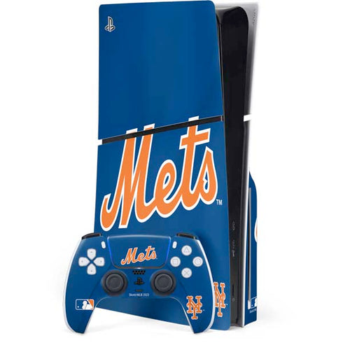 MLB New York Mets Jersey Alternate PS5 Slim Disk Bundle Skin