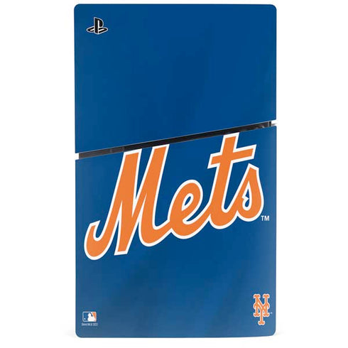 MLB New York Mets Jersey Alternate PS5 Slim Disk Console Skin