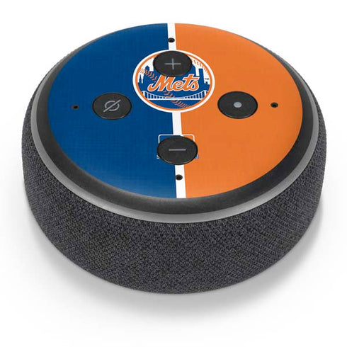 MLB New York Mets Split Amazon Echo Dot Skin