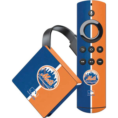MLB New York Mets Split Amazon Fire TV Skin
