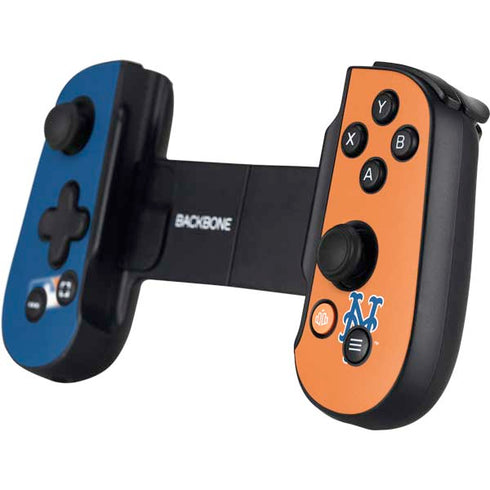 MLB New York Mets Split Backbone One for iPhone Game Controller Skin