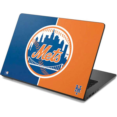 MLB New York Mets Split Dell Chromebook Skin