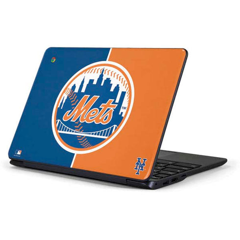 MLB New York Mets Split Samsung Chromebook Skin
