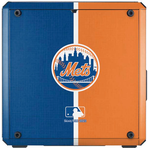 MLB New York Mets Split Cooler Master MasterBox Q300L Mini Tower Skin
