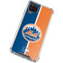 MLB New York Mets Split Galaxy A12 Clear Case