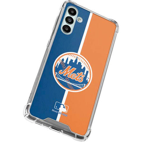 MLB New York Mets Split Galaxy A13 5G Clear Case