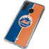 MLB New York Mets Split Galaxy A21 Clear Case