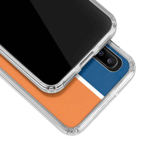 MLB New York Mets Split Galaxy A30 Clear Case