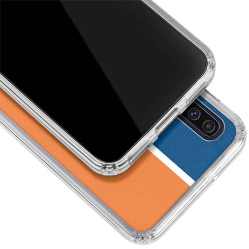 MLB New York Mets Split Galaxy A50 Clear Case