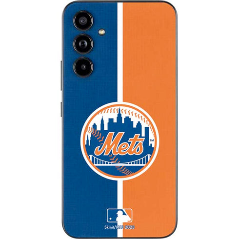 MLB New York Mets Split Galaxy A54 5G Skin